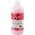 Крем-гель для душа "Litchi & Raspberry" "Fresh Juice", 500 мл косметика Эльфа
