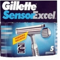 Кассеты Gillette SENSOR EXCEL для мужчин 5шт. Procter&Gamble