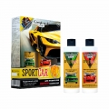 Детский подарочный набор для мальчиков №1168 Sportcar #1 желтый (пена для душа/ванны+шампунь для волос с календулой+магнит)
