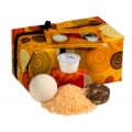 Женский подарочный набор "Ла-Манш" (бур.шар, глиц.мыло, соль, крем для рук) Кафе Красоты (арт.0769)