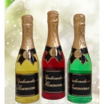 Гель для душа шампанское в бутылке шампанского красная "Прикосновение нежности" Галант косметик 550 мл