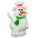 Новогоднее подарочное глицериновое фигурное мыло 40M Снеговик 80 гр (арт.A42905)