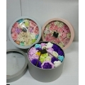 Подарочный набор для женщины на 8 Марта розы мыльными лепестками с ароматом в коробке (арт.20202)